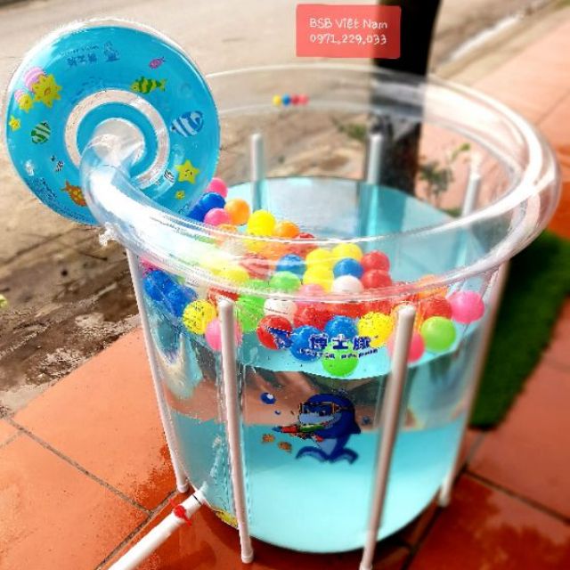 bể bơi cho bé thành cao giao hàng từ hà nội