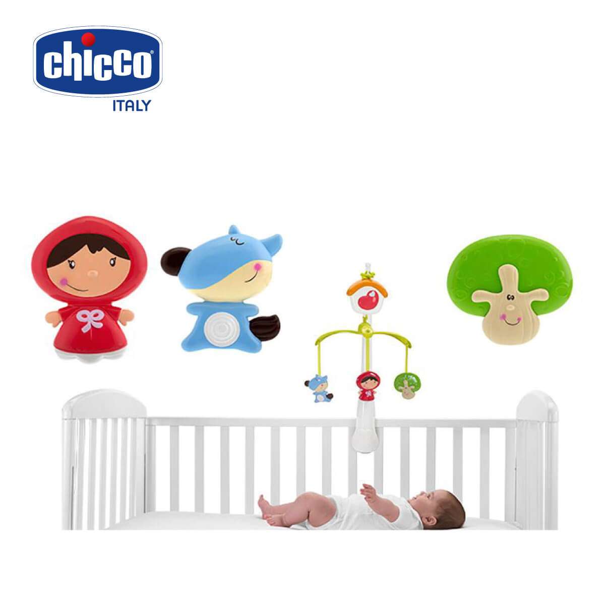 cũi em bé Đồ chơi treo cũi cho bé Chicco