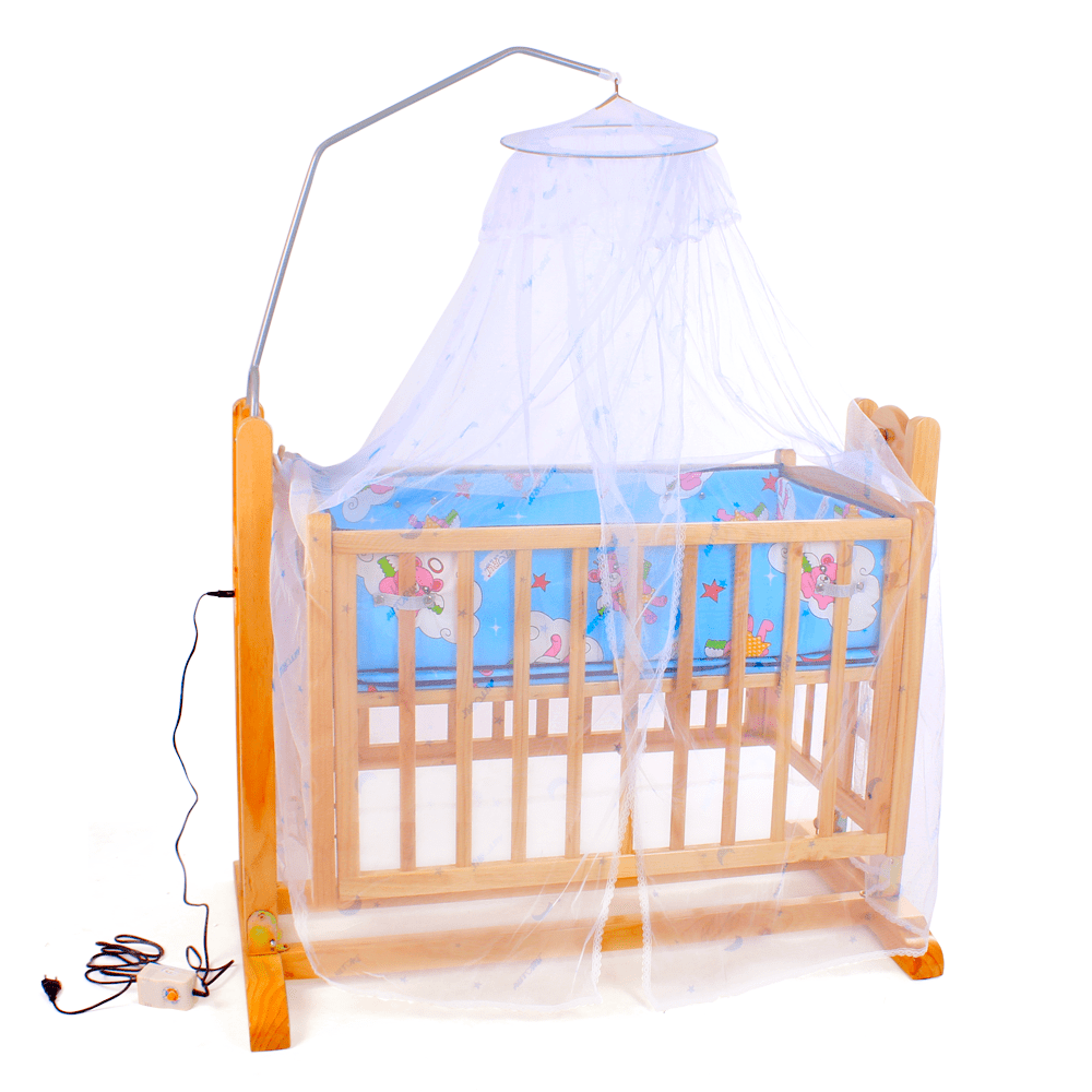 nôi gỗ cho bé Nôi gỗ điện cho bé hai tầng Autoru
